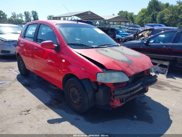  Salvage Chevrolet Aveo 5