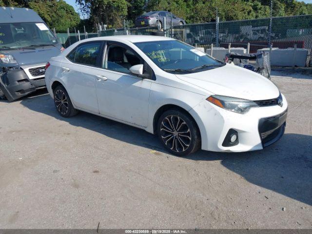  Salvage Toyota Corolla