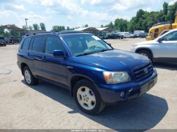  Salvage Toyota Highlander