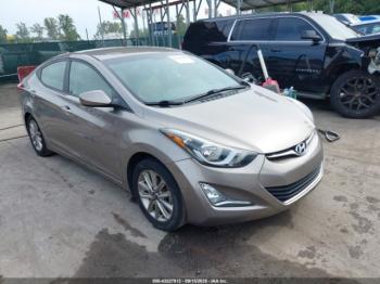  Salvage Hyundai ELANTRA
