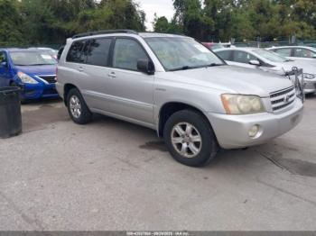  Salvage Toyota Highlander