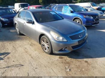  Salvage INFINITI G37x