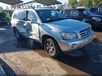  Salvage Toyota Highlander