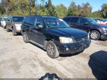  Salvage Toyota Highlander