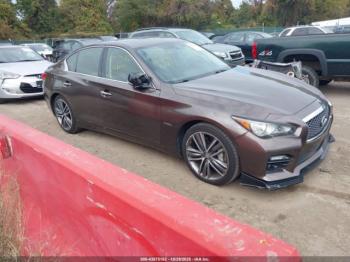  Salvage INFINITI Q50 Hybrid