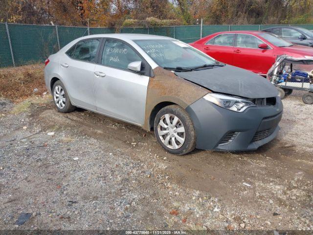  Salvage Toyota Corolla
