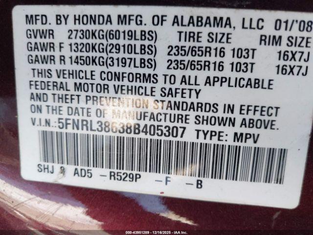 Honda Odyssey Ex-l Image 12