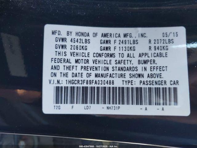 Honda Accord Ex-l V-6 Image 6