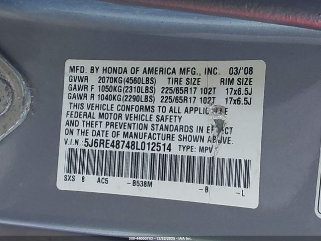 Honda CR-V Ex-l Image 6