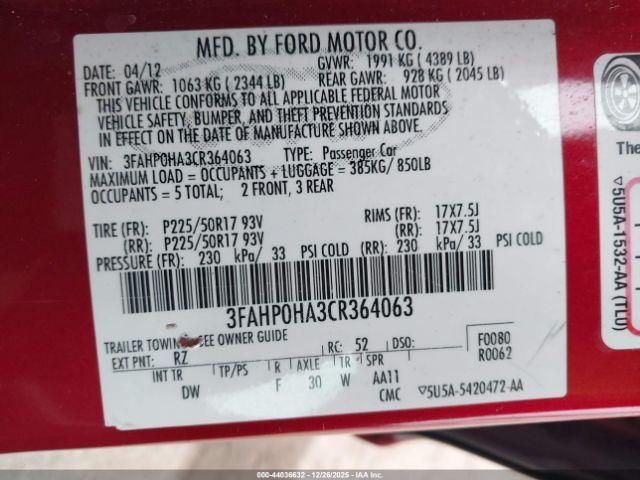 Ford Fusion Se Image 9