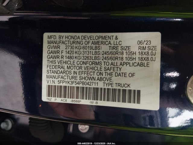 Honda Ridgeline Rtl Image 9