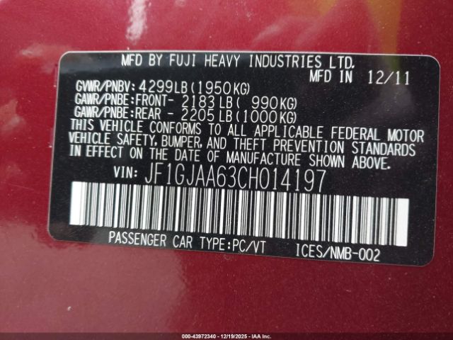 Subaru Impreza 2.0i Image 13