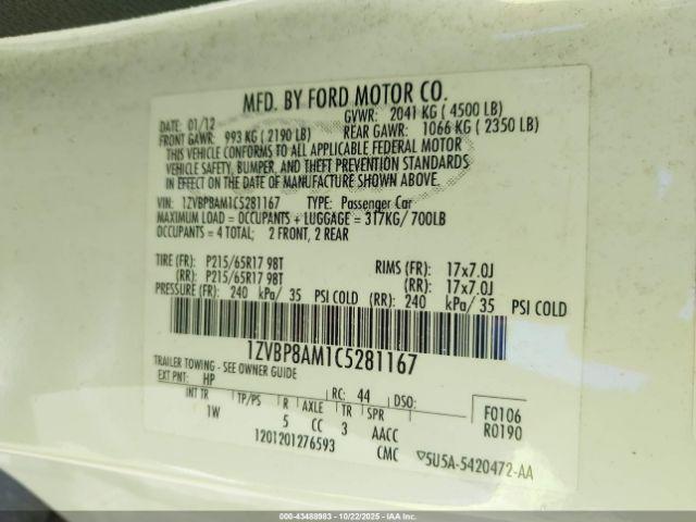 Ford Mustang V6 Image 12