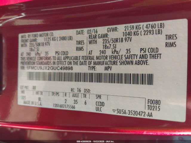 Ford Escape Titanium Image 14