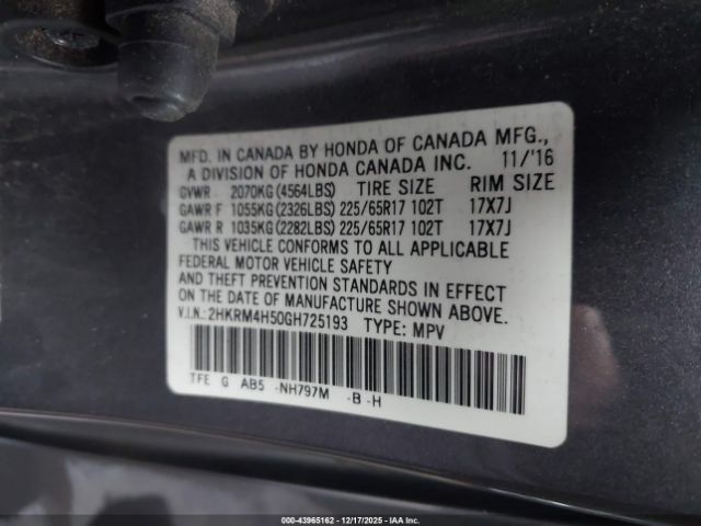 Honda CR-V Ex Image 2