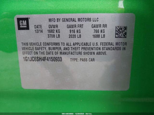 Chevrolet Sonic Lt Auto Image 7