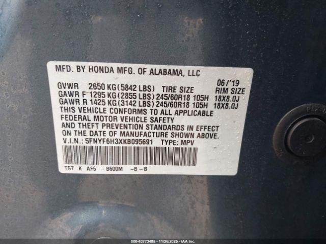 Honda Pilot Ex Image 2