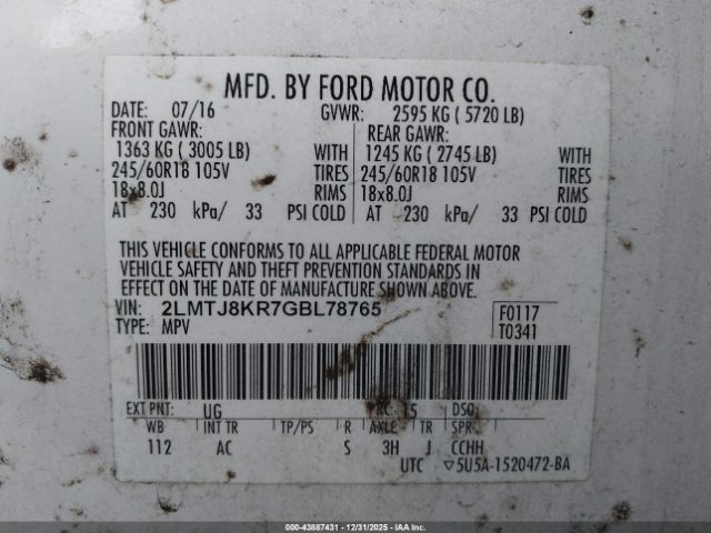 Lincoln MKX Select Image 14