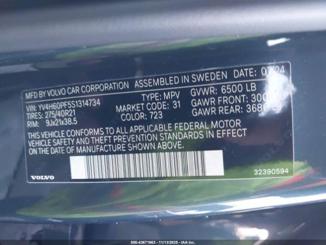 Volvo Xc90 Plug-in Hybrid T8 Ultra 7-seater Image 11