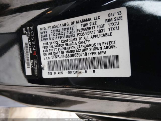Honda Odyssey Ex-l Image 5