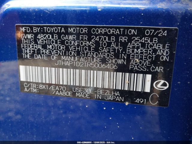 Lexus Is F Sport Performance Premium Image 14