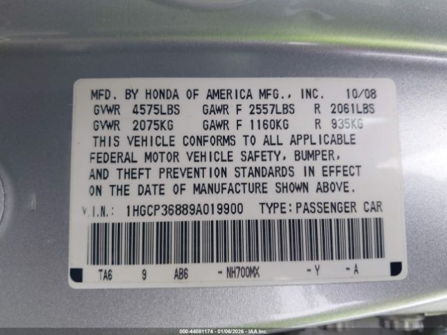 Honda Accord 3.5 Ex-l Image 13