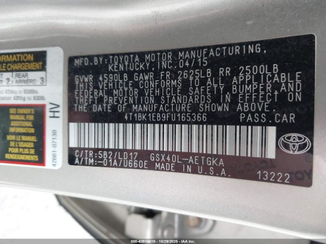 Toyota Avalon Xle Image 17