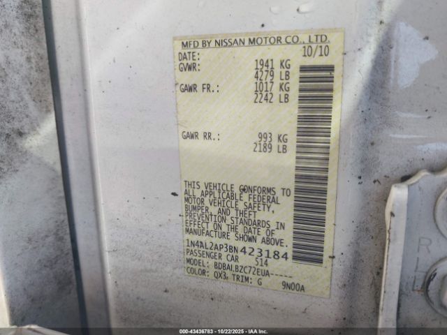 Nissan Altima 2.5 S Image 13