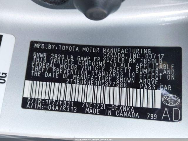 Toyota Corolla Le Image 2