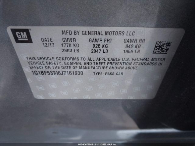 Chevrolet Cruze Premier Auto Image 9