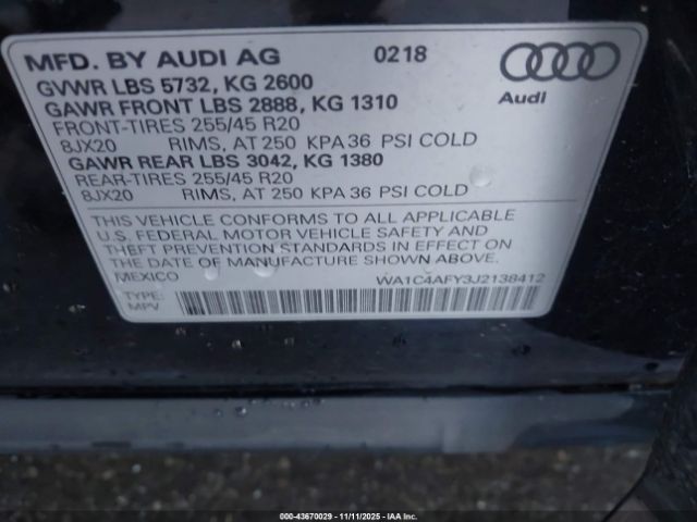 Audi Sq 3.0t Premium Plus Image 12