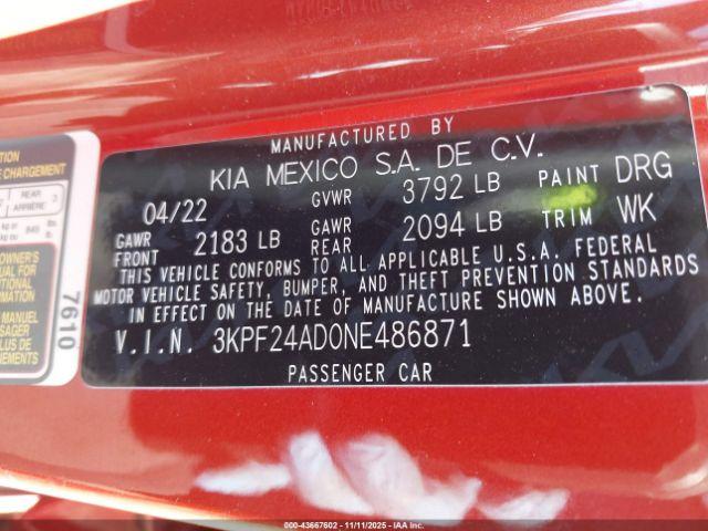 Kia Forte Lxs Image 3