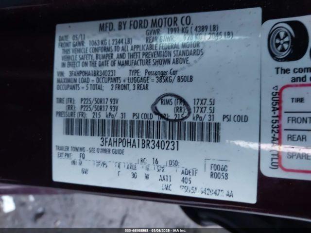 Ford Fusion Se Image 7