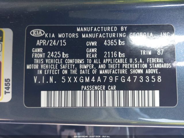 Kia Optima Lx Image 10