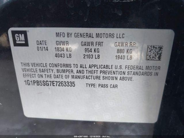 Chevrolet Cruze Ls Manual Image 12