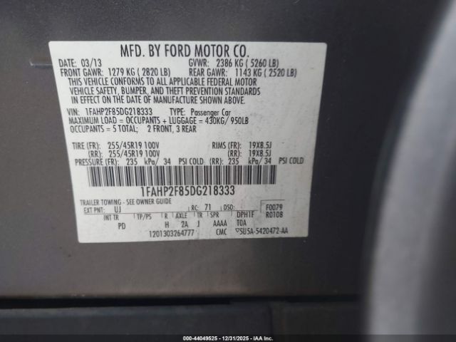 Ford Taurus Limited Image 12