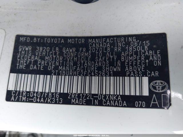 Toyota Corolla Le Image 4