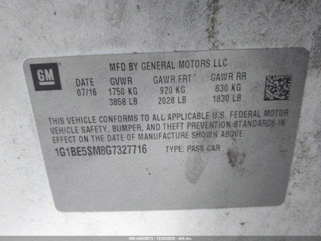 Chevrolet Cruze Lt Auto Image 5