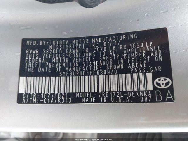 Toyota Corolla Le Image 13