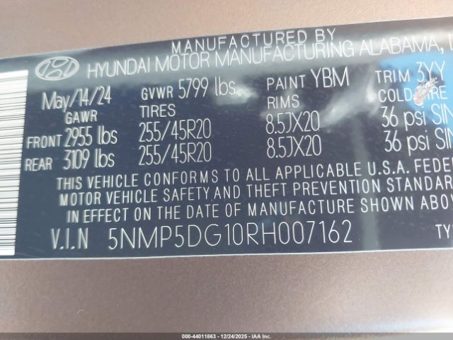 Hyundai SANTA FE Calligraphy Image 9